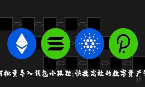 如何批量导入钱包小狐狸：快捷高效的数字资产管理